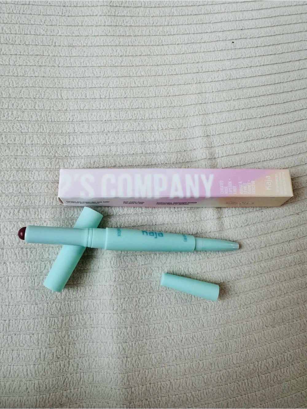 Kaja Dual-Ended Lip Pencil & Crayon in Dark Mauve Pink